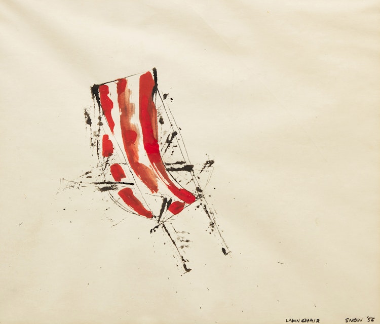 Artwork by Michael James Aleck Snow, Lawn Chair
