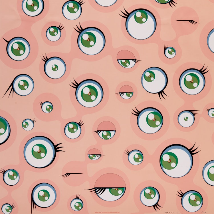 Artwork by Takashi Murakami, Jellyfish Eyes
