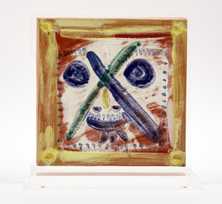 Artwork by Pablo Picasso, Visage aux traits en X (A.R. 556)