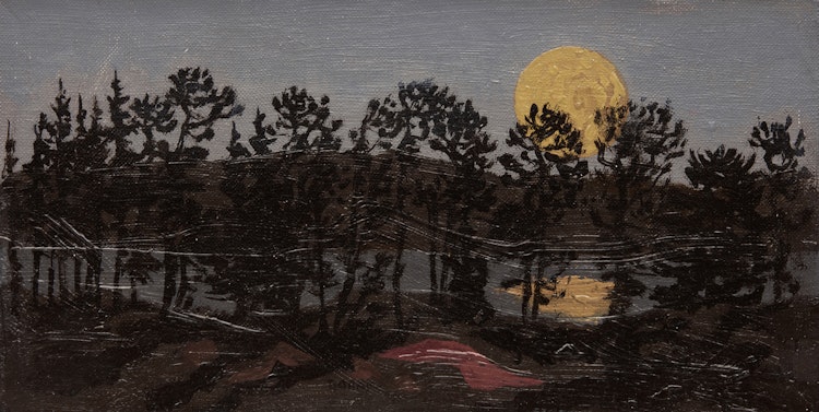 Artwork by Bruno Joseph Bobak, Autumn Moon