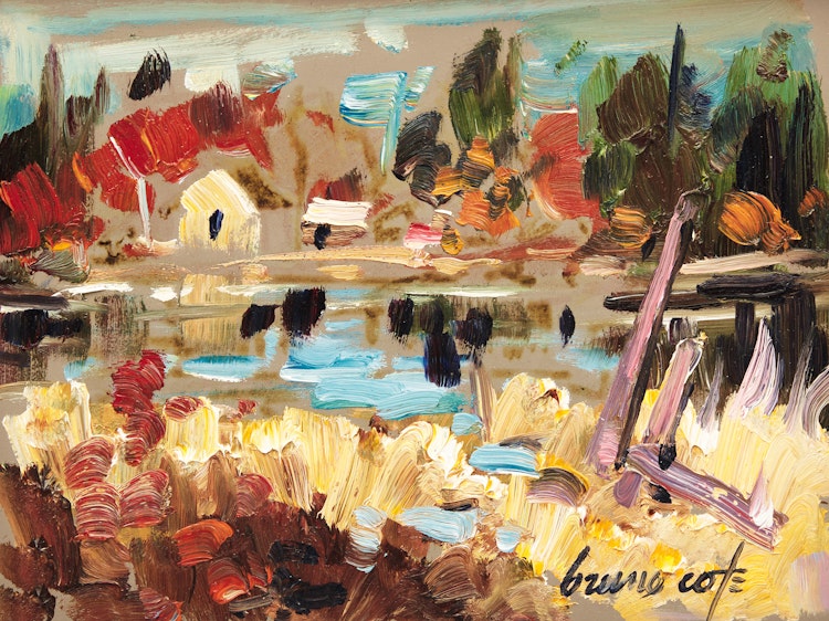Artwork by Bruno Côté, Autumn Landscape