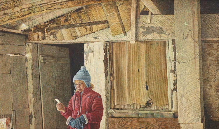 Artwork by Patrick Douglass Cox, Whitewash; Study for 'Whitewash'