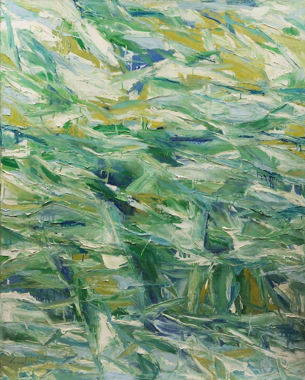 Artwork by Robert Hedrick, Yellow Day, 1960