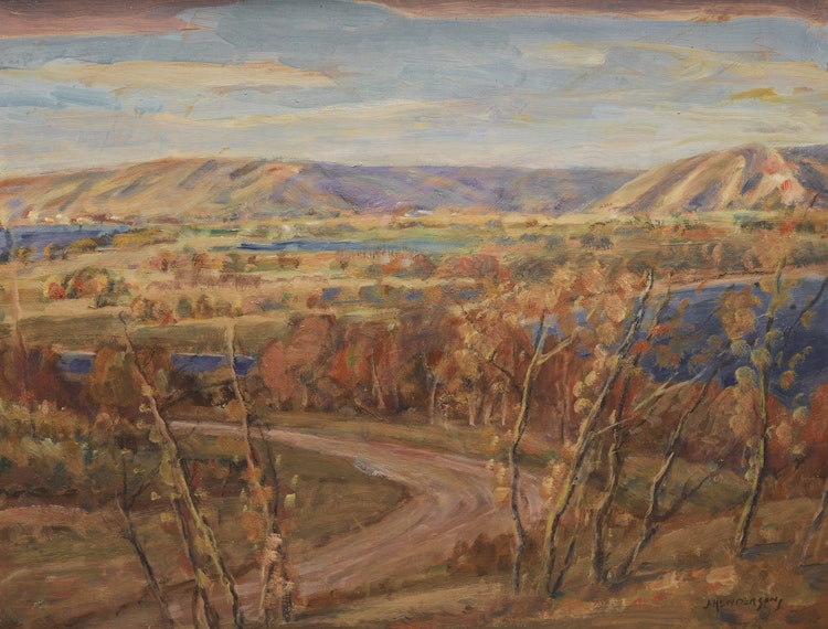 Artwork by James Henderson, Qu'Appelle Valley