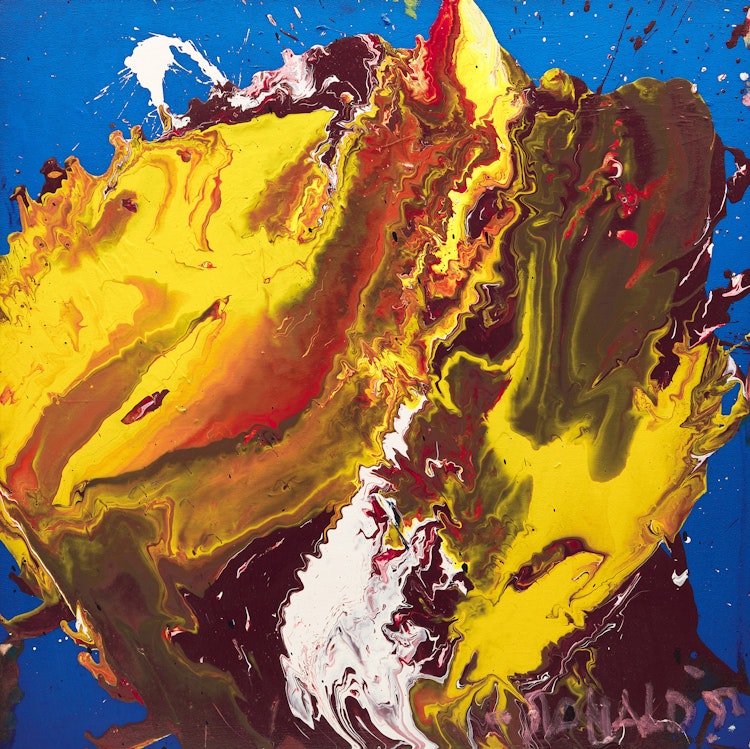 Artwork by William Ronald, Incendio Blues