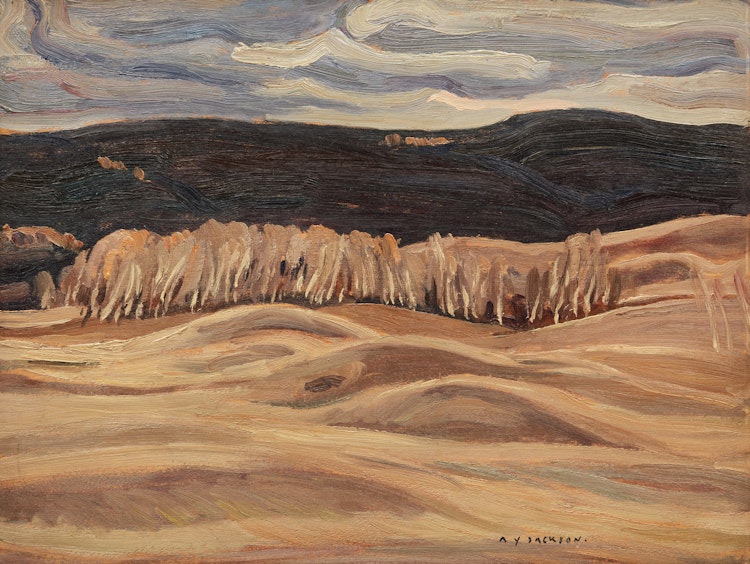 Artwork by A.Y. Jackson, Ranching Country, Cariboo, B.C