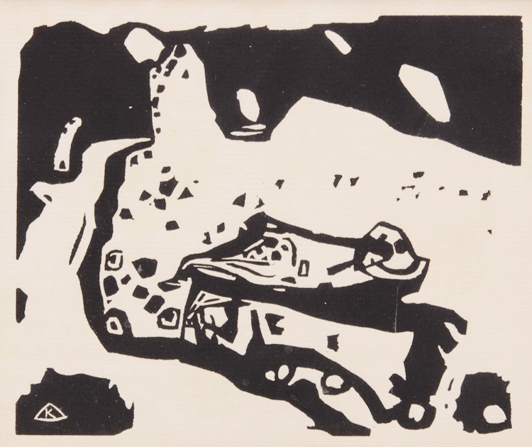 Artwork by Wassily Kandinsky, Variation nach Improvisation 21 from the Suite Klänge