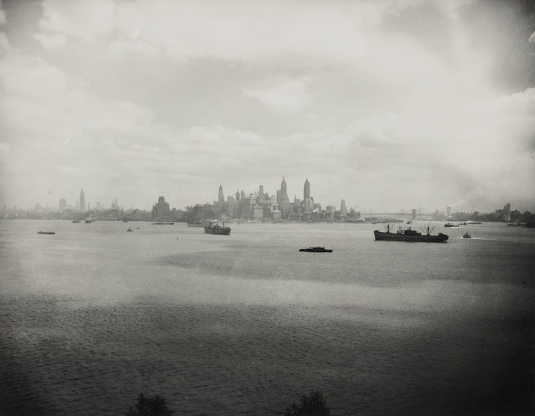 Artwork by George S. Zimbel, New York, Harbour