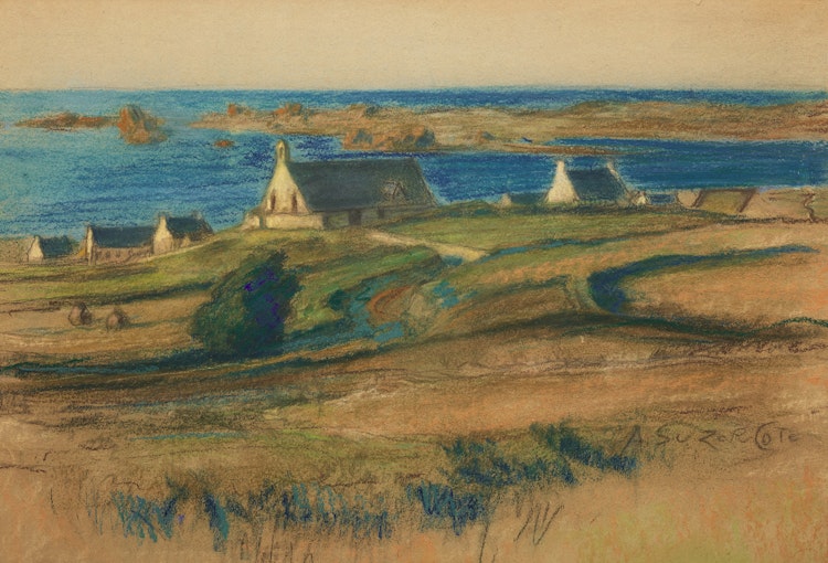 Artwork by Marc-Aurèle de Foy Suzor-Coté, Port-Blanc