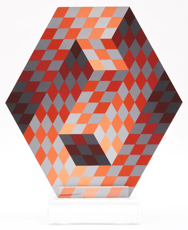 Artwork by Victor Vasarely, Gestalt Vorder