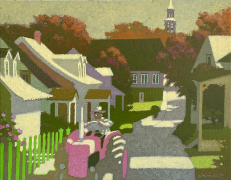 Artwork by Antoine Dumas, Après-midi au village