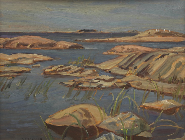 Artwork by Alexander Young Jackson, Shoals and Islands, Georgian Bay, 1961