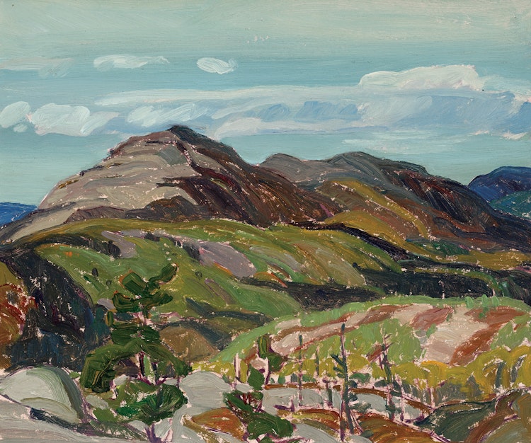Artwork by Franklin Carmichael, Cranberry Lake, circa 1935