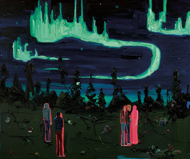 Artwork by Kim Dorland, The Lost, 2008