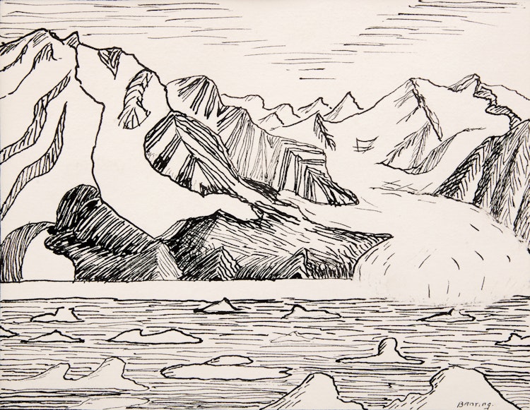Artwork by Frederick Grant Banting, Bylot Island