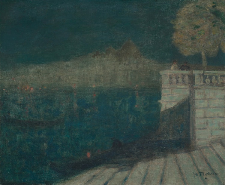 Artwork by James Wilson Morrice, Venice Night, circa 1906