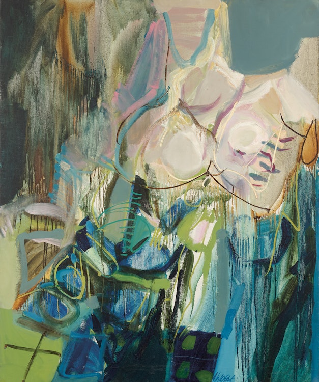 Artwork by Thomas Sherlock Hodgson, Blue Leotard, 1961