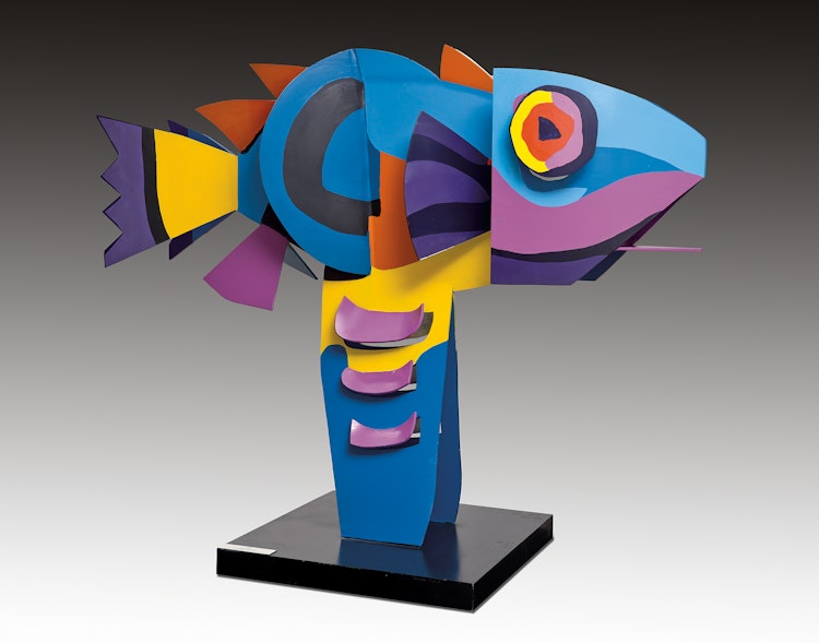 Artwork by Karel Appel, Flying Fish, 1971