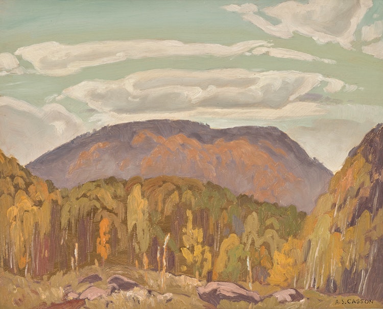 Artwork by Alfred Joseph Casson, Autumn Near Bancroft