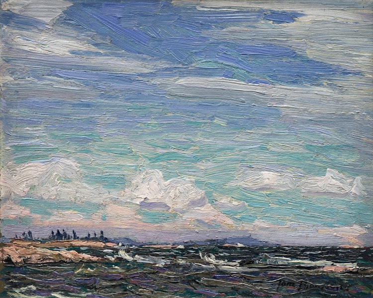 Artwork by Tom Thomson, Giant's Tomb, Georgian Bay, Summer 1914