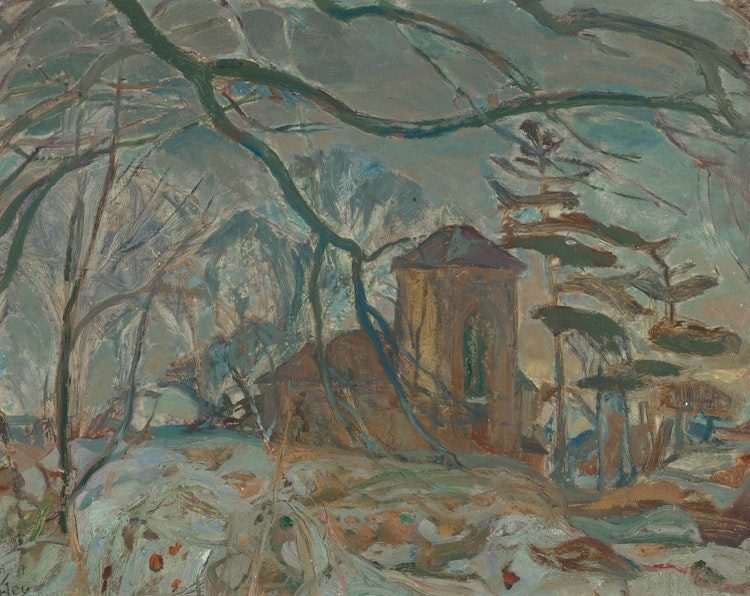 Artwork by Frederick Horsman Varley, Winter Afternoon, Doon