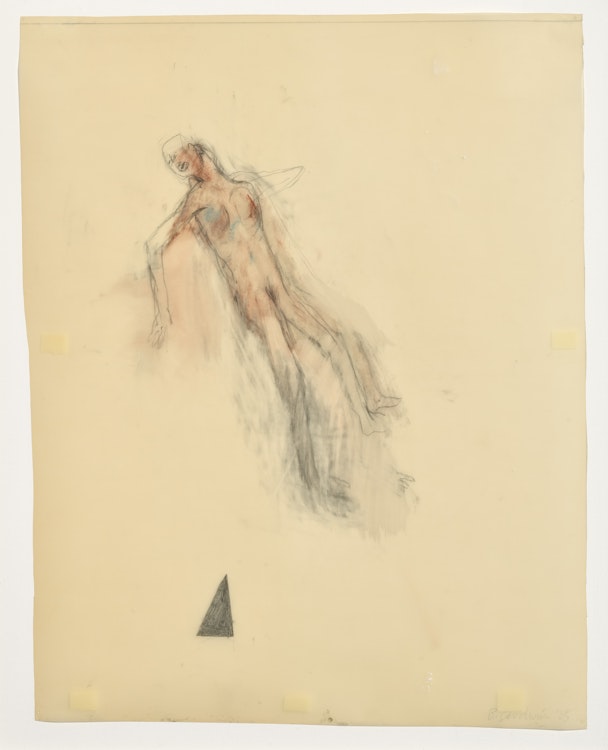 Artwork by Betty Roodish Goodwin, Ein Stein Ist Aus Meinem Herzen Gefallen