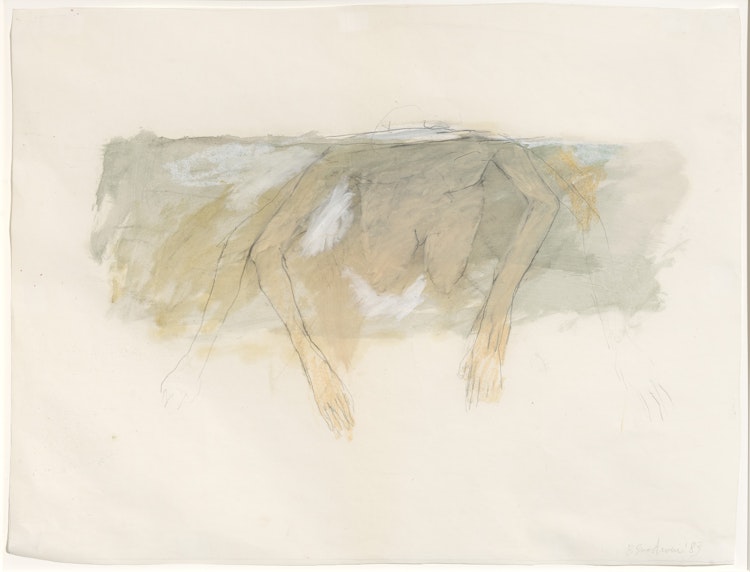 Artwork by Betty Roodish Goodwin, Swimmer
