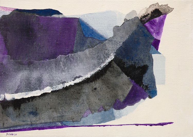 Artwork by Claude Dulude, Piste blanche