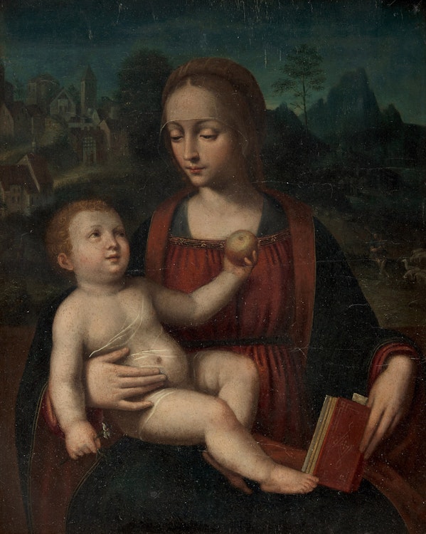 Artwork by After Bernardino Luini, Madonna and Child