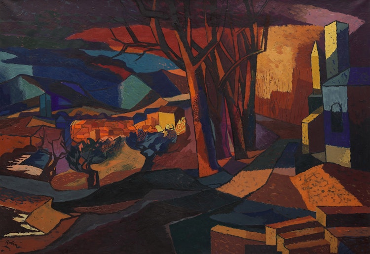 Artwork by Gabriel Robin, Paysage dans le Massif des Maures