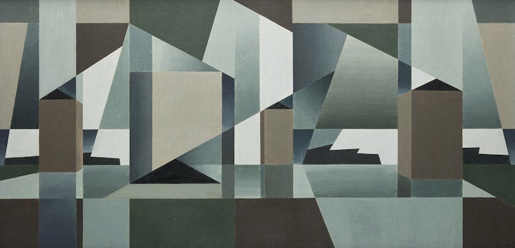 Artwork by Christopher Pratt, Semi-abstract, 1960