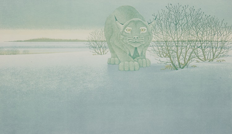 Artwork by Christopher Pratt, The Lynx