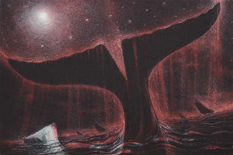 Artwork by David Lloyd Blackwood, Twilight Sounding