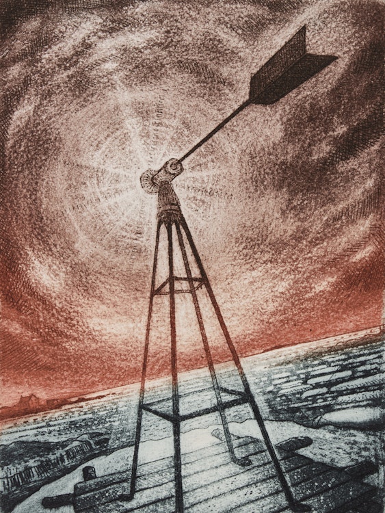 Artwork by David Lloyd Blackwood, Bragg's Island