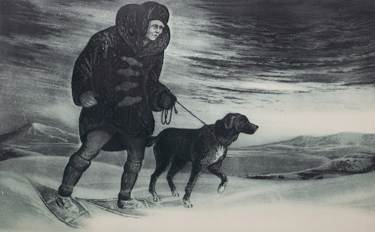 Artwork by David Lloyd Blackwood, Northern Patrol
