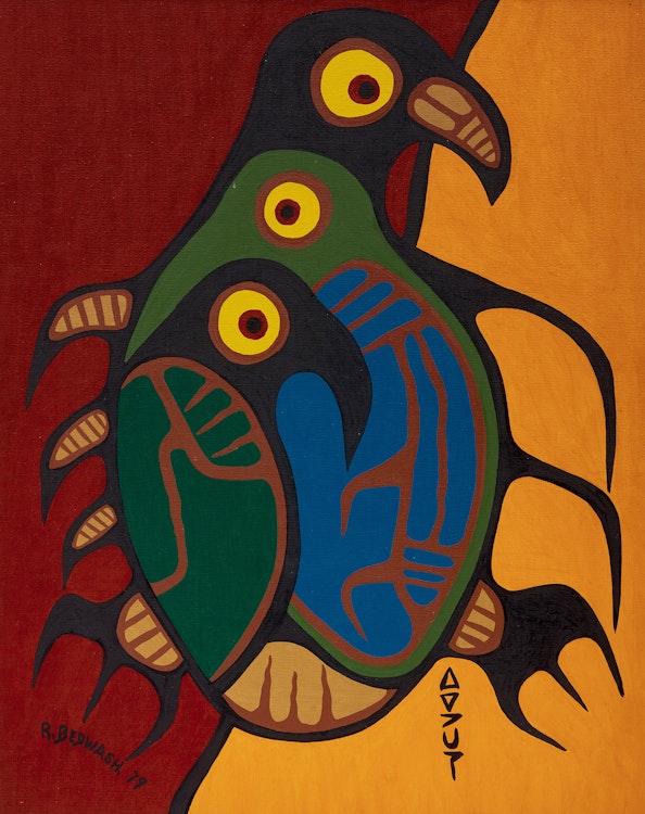 Artwork by Richard Bedwash, Untitled (Bird Family)