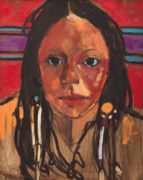 Artwork by Arthur Shilling, Portrait, 1983