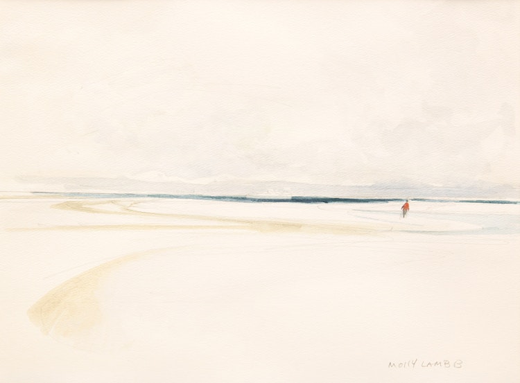 Artwork by Molly Lamb Bobak, Kye Bay, Vancouver Island