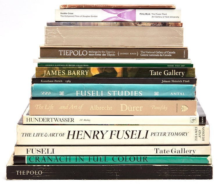 Artwork by Books and Reference, A Selection of Eighteen Artist Reference Books and Exhibition Catalogues