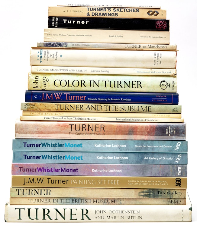 Artwork by Books and Reference, A Selection of Twenty-One Art Reference Books on Joseph Mallord William Turner