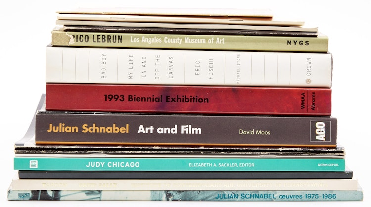 Artwork by Books and Reference, A Selection of Sixteen Artist Reference Books and Exhibition Catalogues