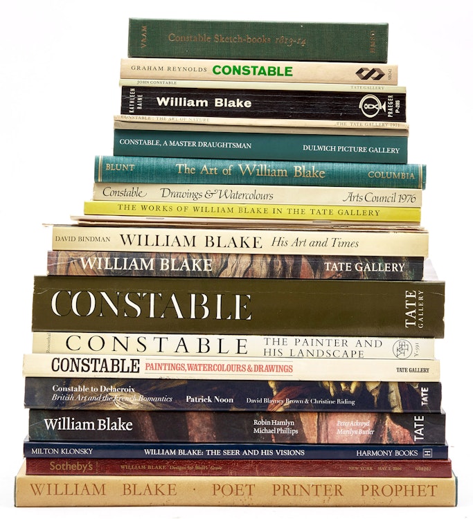 Artwork by Books and Reference, A Selection of Twenty-Four Artist Reference Books on John Constable and William Blake