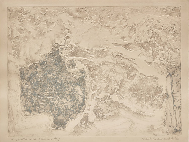 Artwork by Albert Dumouchel, Le manteau de froidure