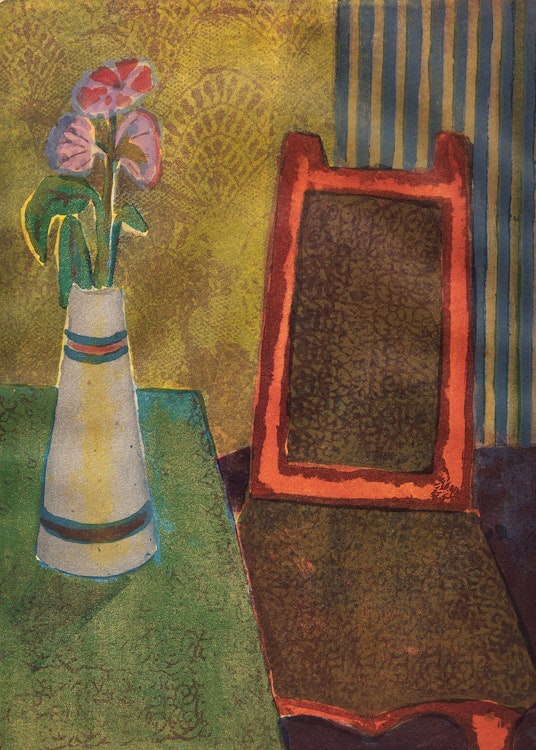 Artwork by John Harold Thomas Snow, Red Chair