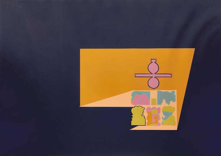 Artwork by Harold Barling Town, Sky Stage