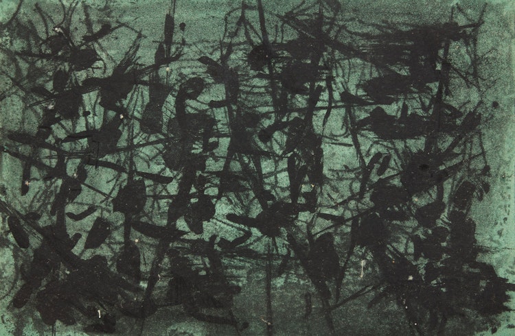 Artwork by Jean Paul Riopelle, Ombre verte, 1967