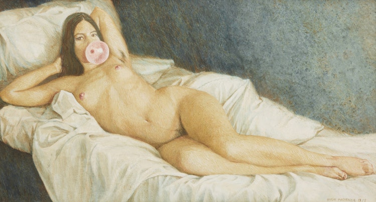 Artwork by Hugh Seaforth Mackenzie, Untitled (Blowing Bubblegum), 1978