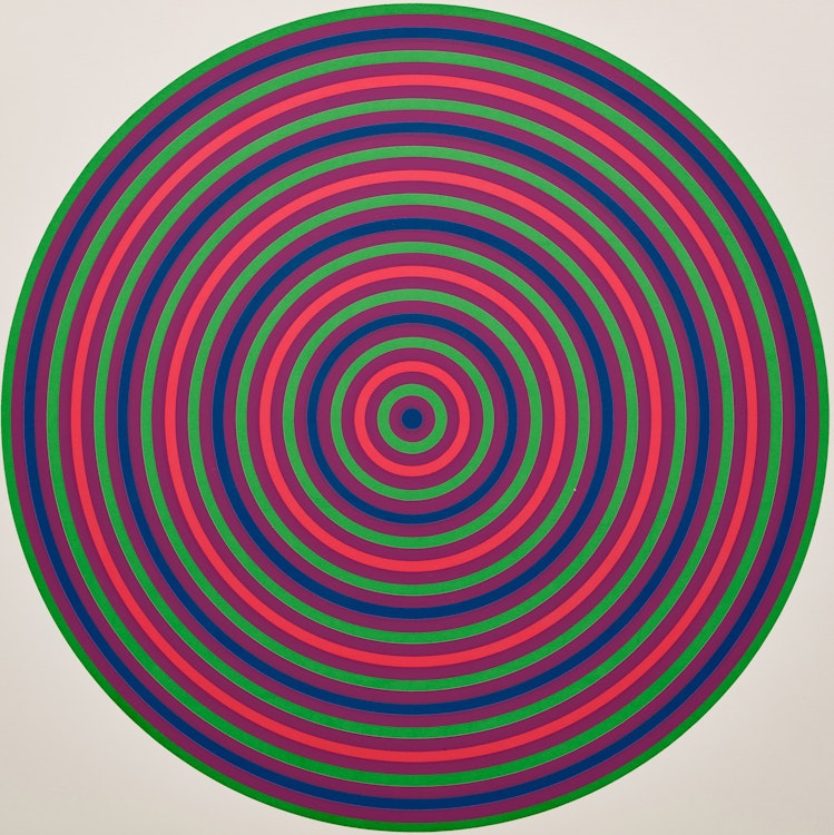 Artwork by Claude Tousignant, Gong S-1