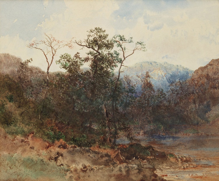 Artwork by Otto Jacobi, Untitled Landscape, 1868