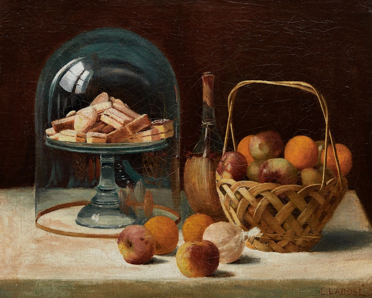 Artwork by Ludger Larose, Nature morte, 1900